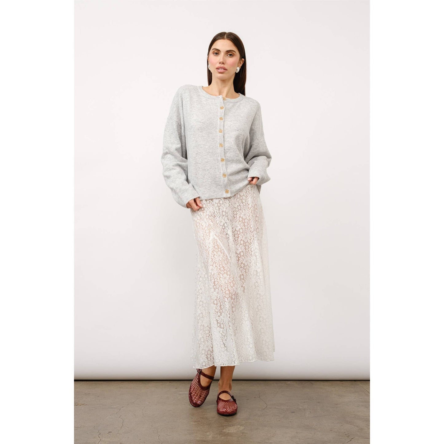 Roslina Lace Maxi Skirt