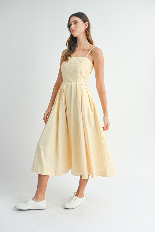 Venice Pale Yellow Dress