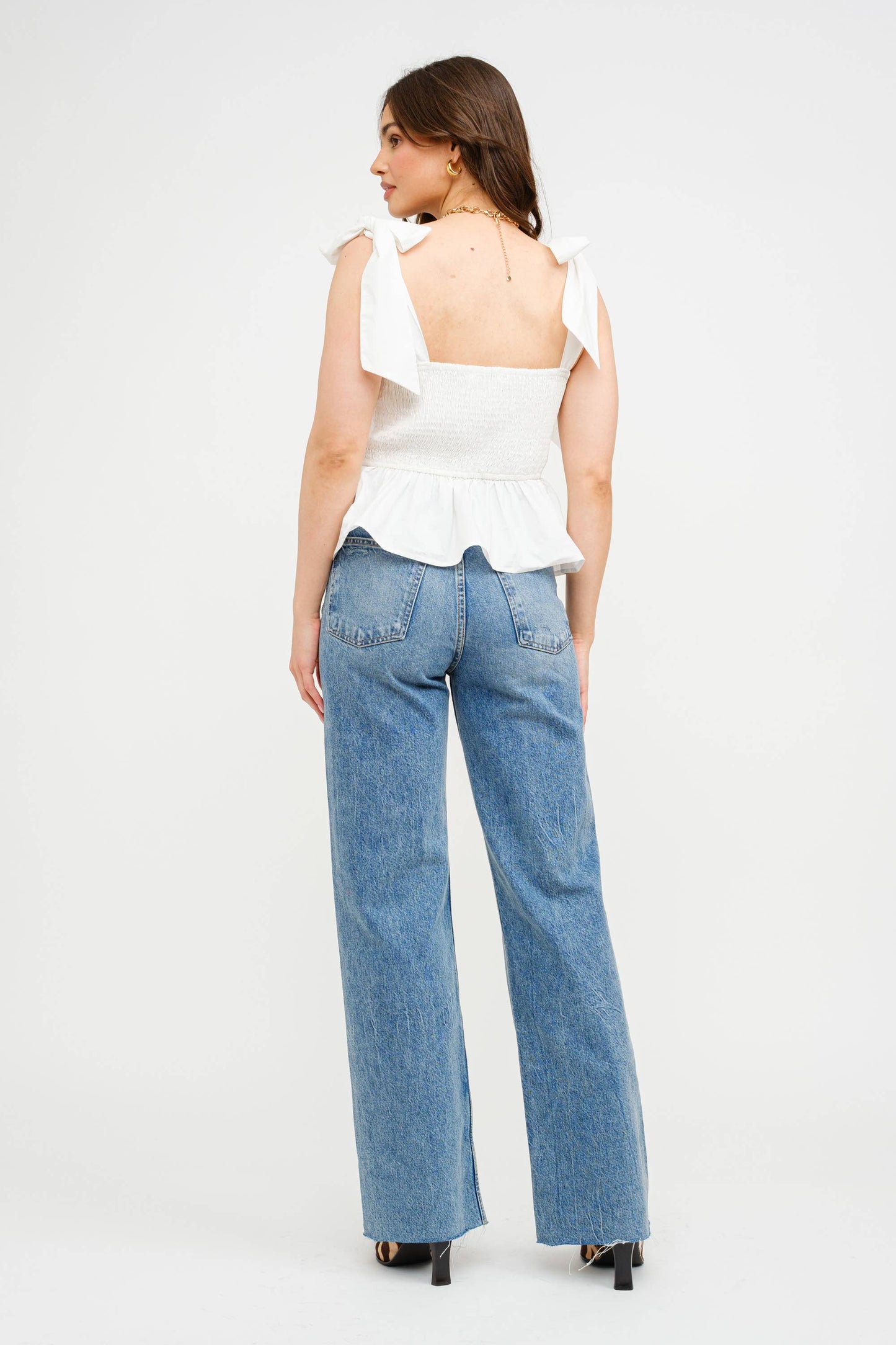Audrey White Top