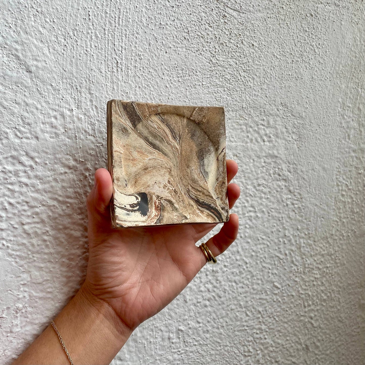 Tri-Color Marble Small Plate