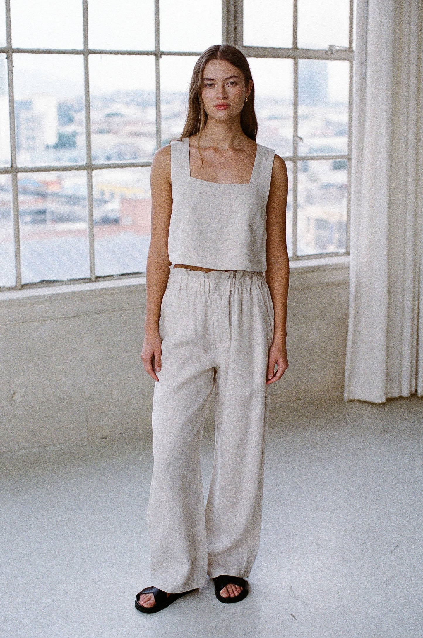 The Marina Linen Pants | last one size large