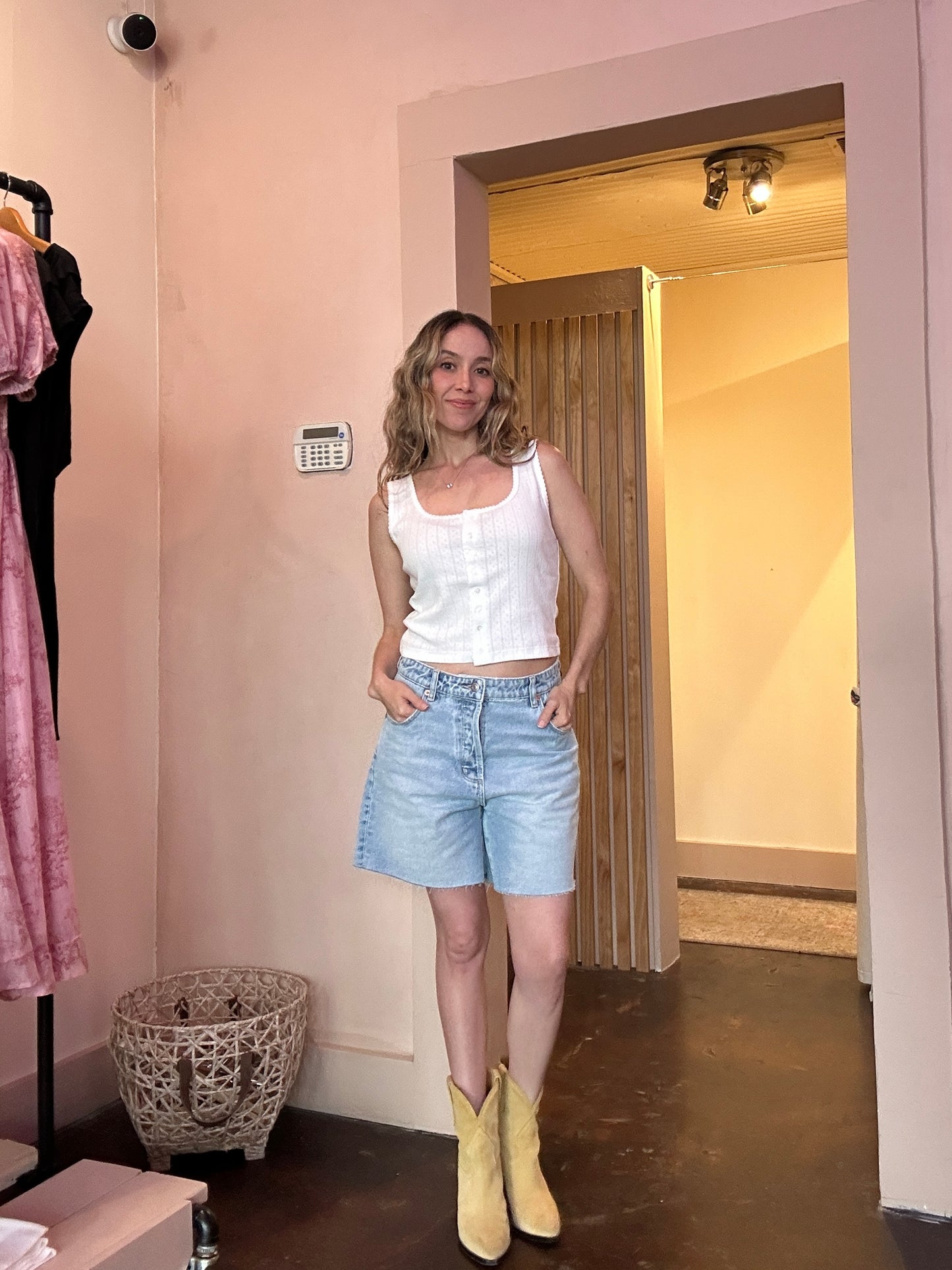 90s Relaxed Short - Light Blue Vintage