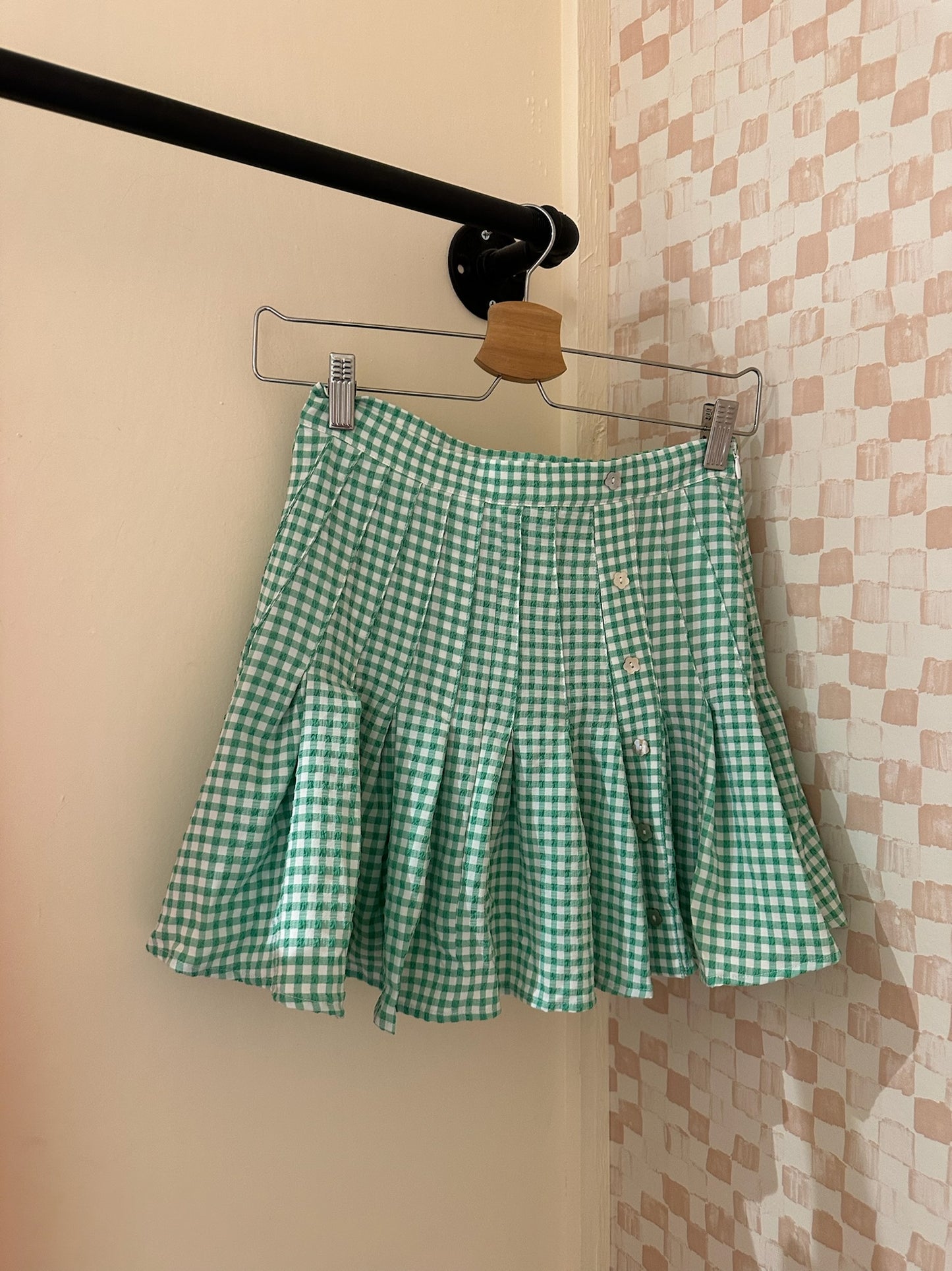 Nina Gingham Skirt | last one size medium