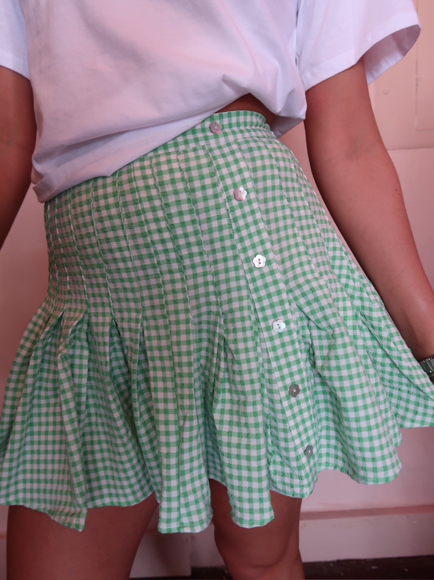 Nina Gingham Skirt