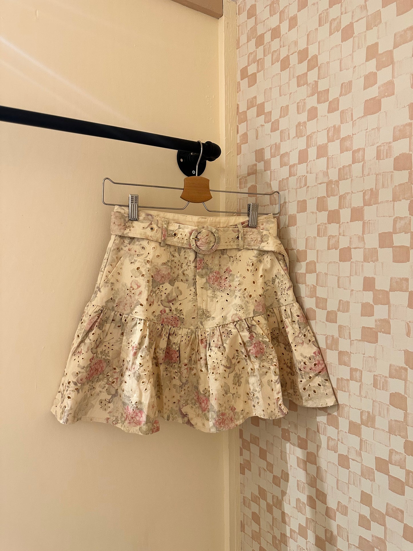Minos Eyelet Skirt