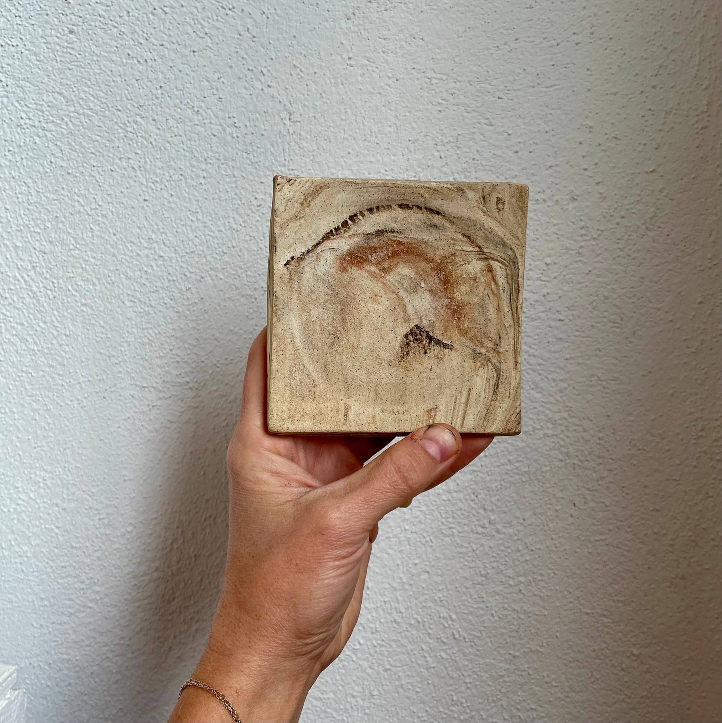 Tri-Color Marble Small Plate