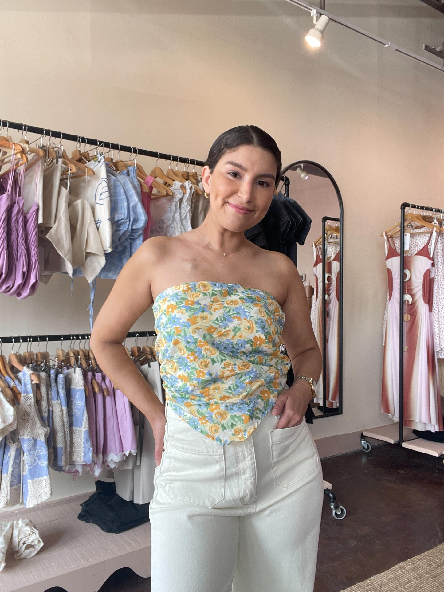 Sunbeam Strapless Top | last one size large