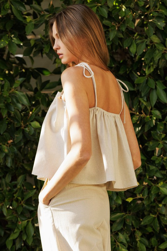 Shelly Pearl Beige Top