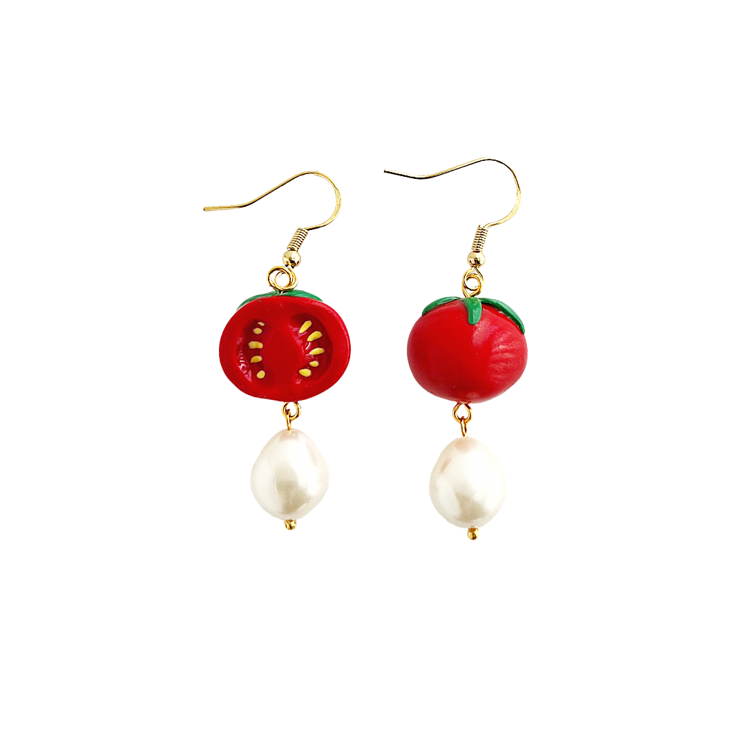Cherry Tomato Earrings
