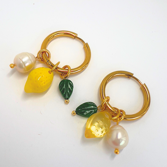 Fun Lemon Earrings