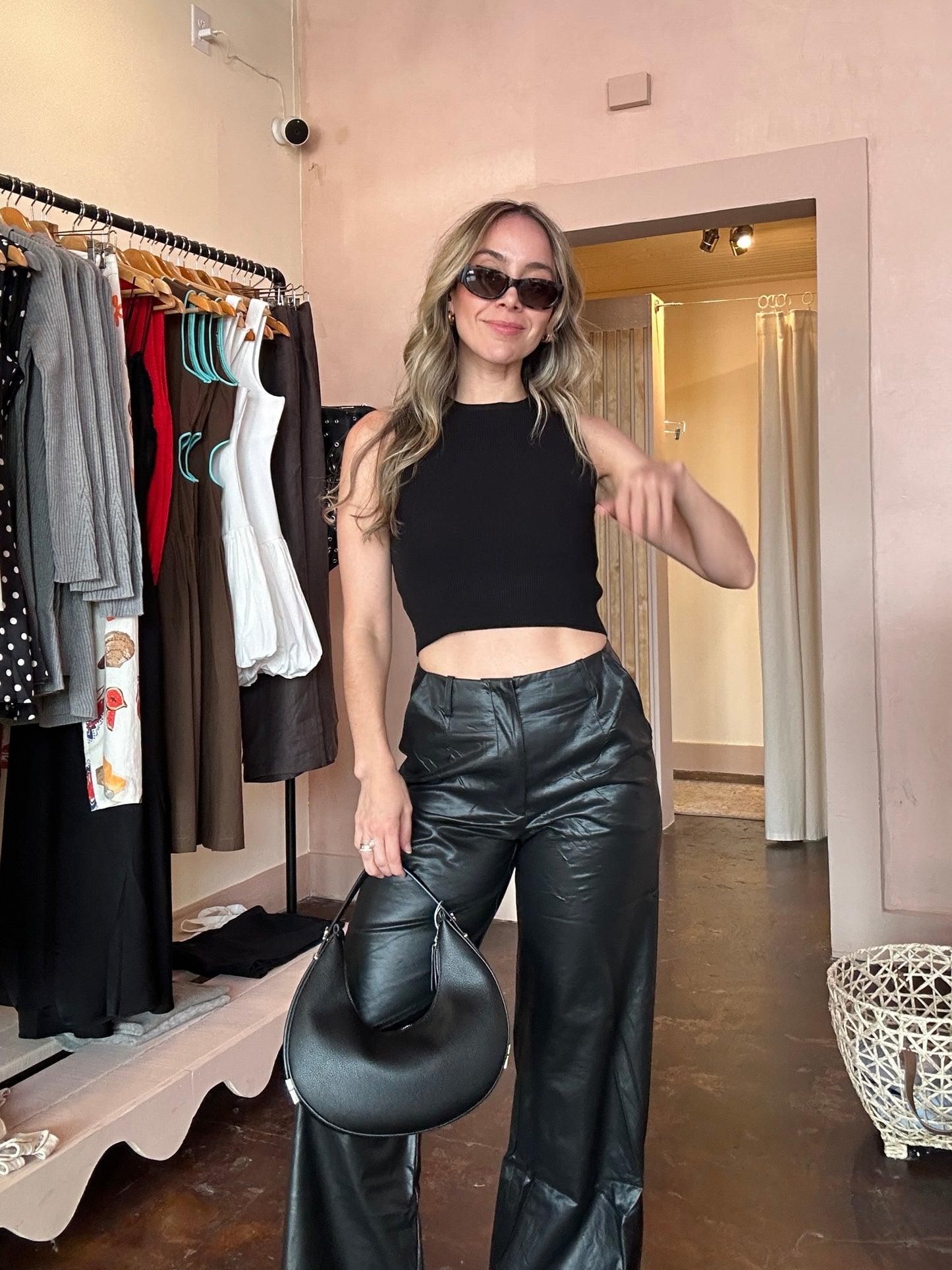 James Pleather Pants