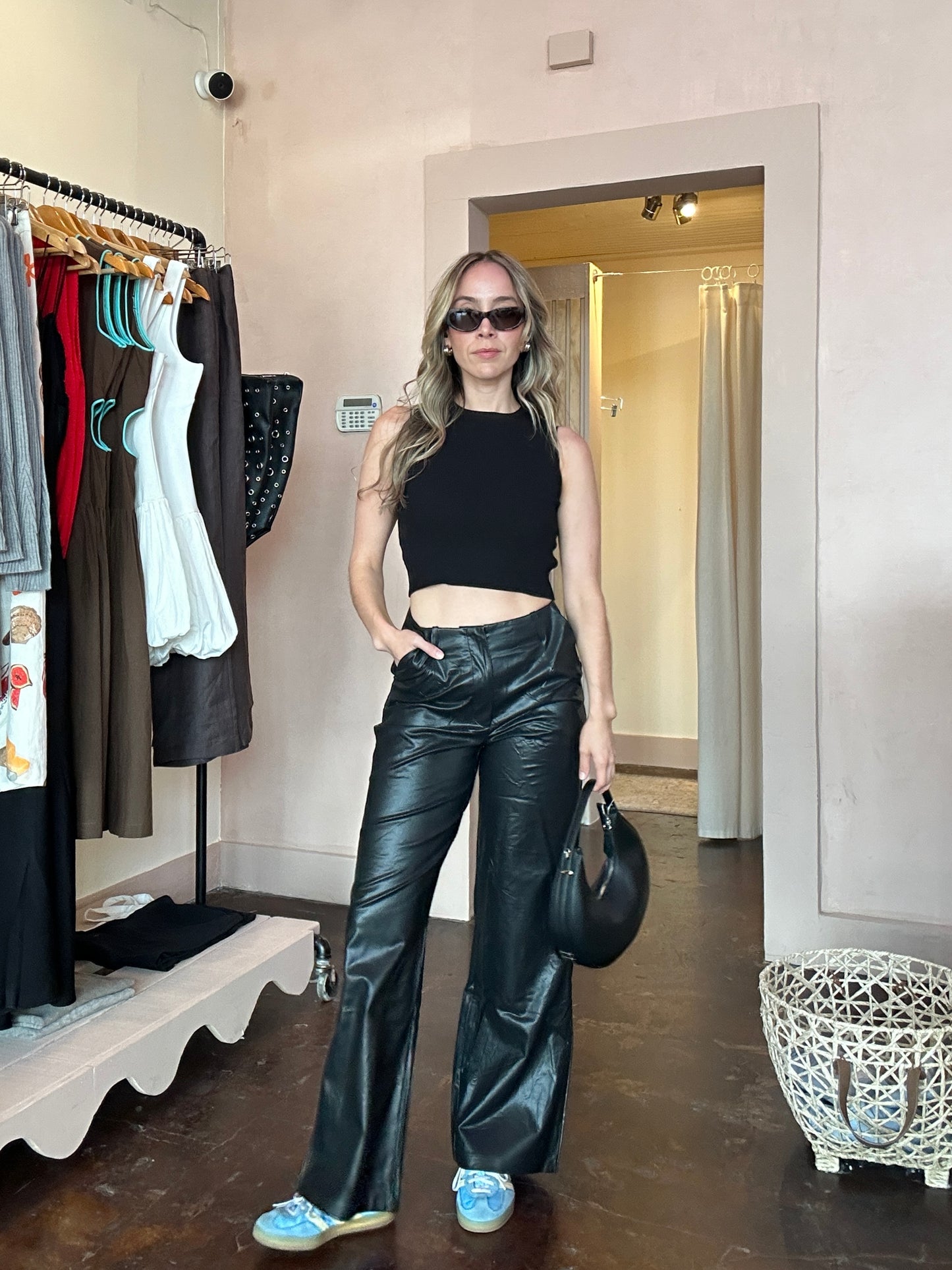 James Pleather Pants