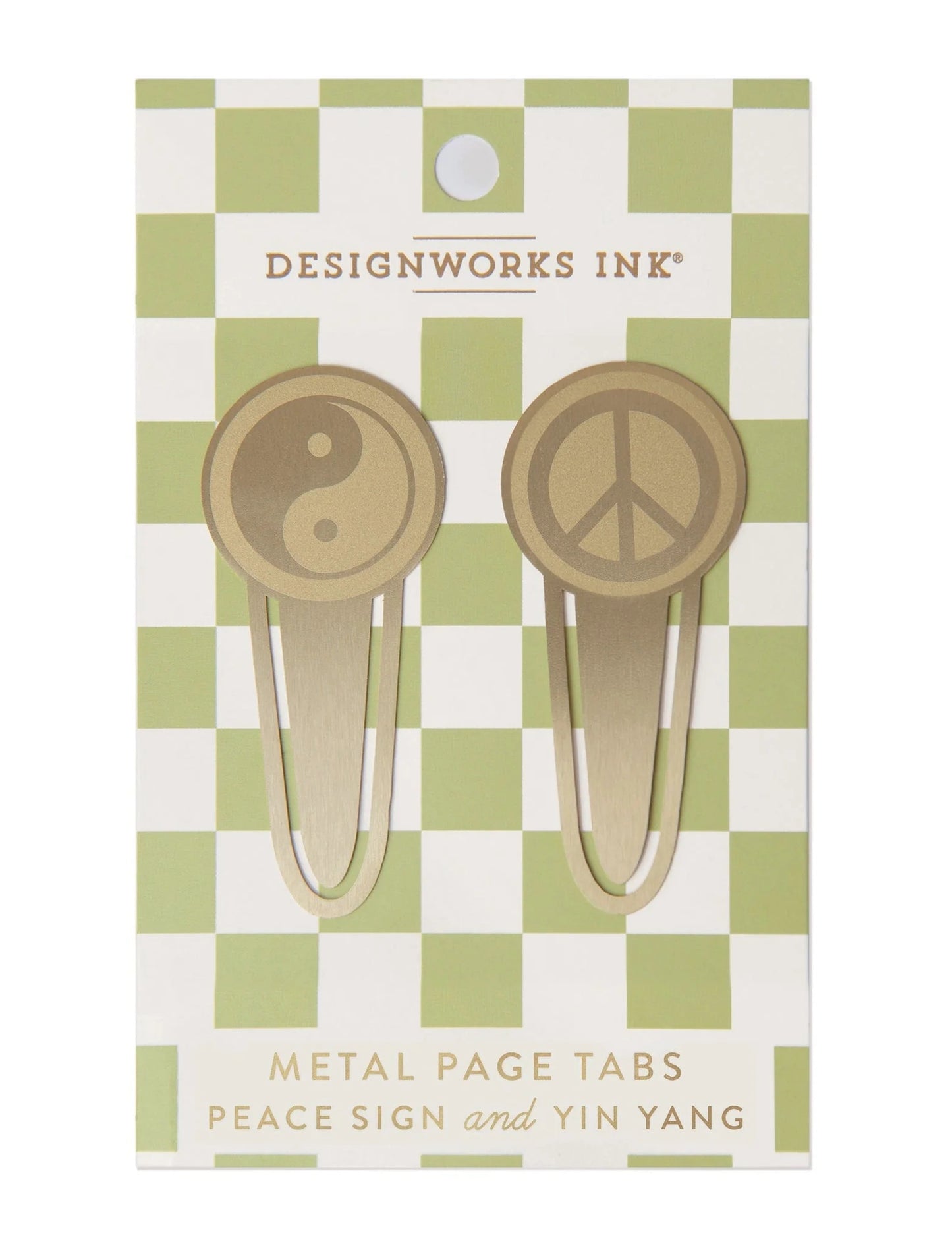 Metal Tabs - Peace + Yin and Yang