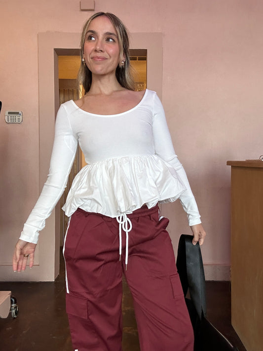Ivory Bubble Top