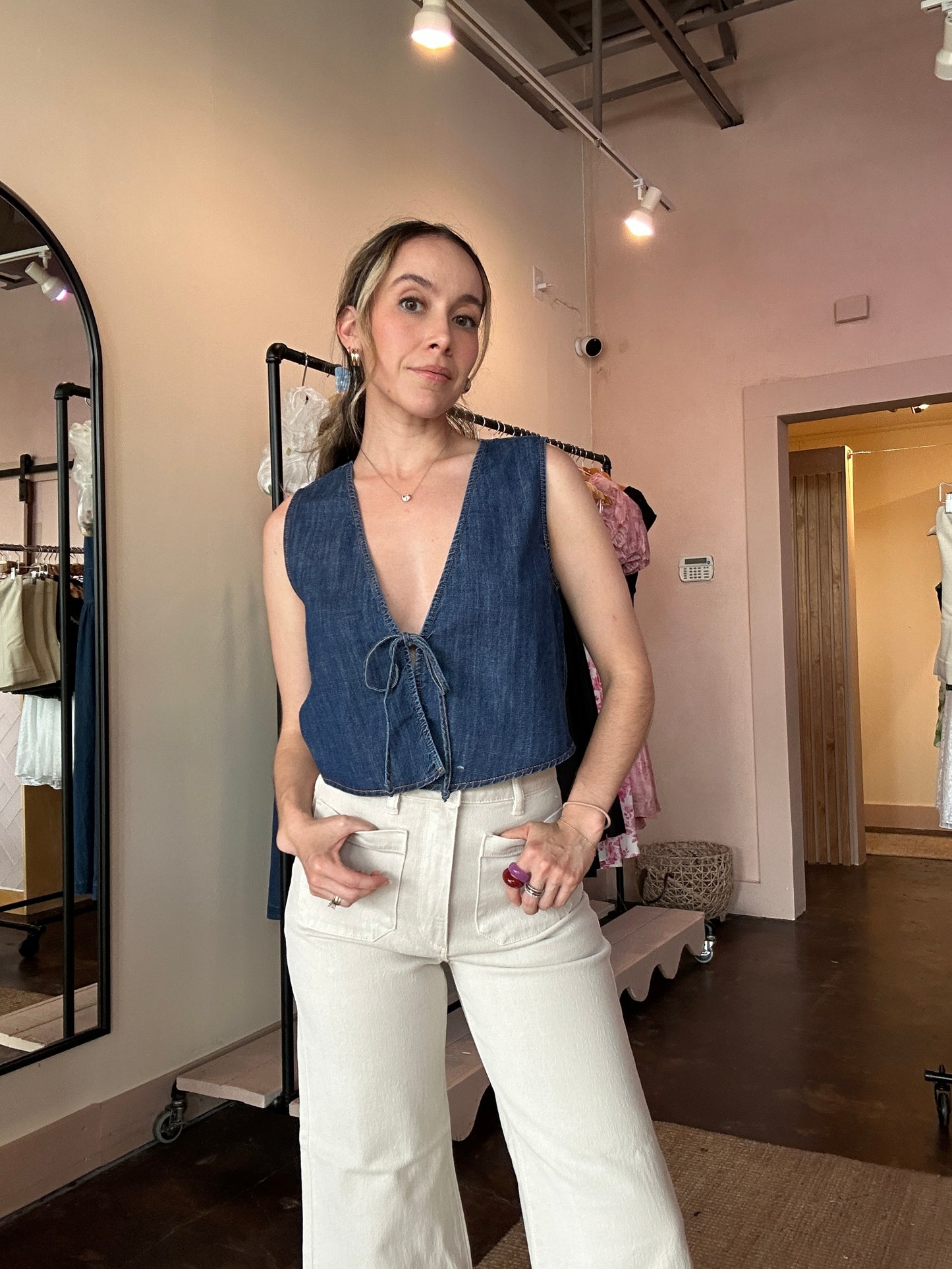 Bella Denim Top