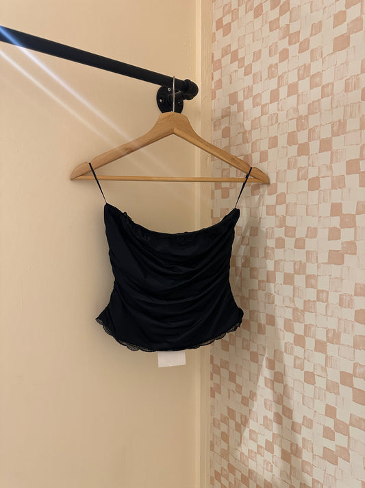 Andrea Black Tube Top