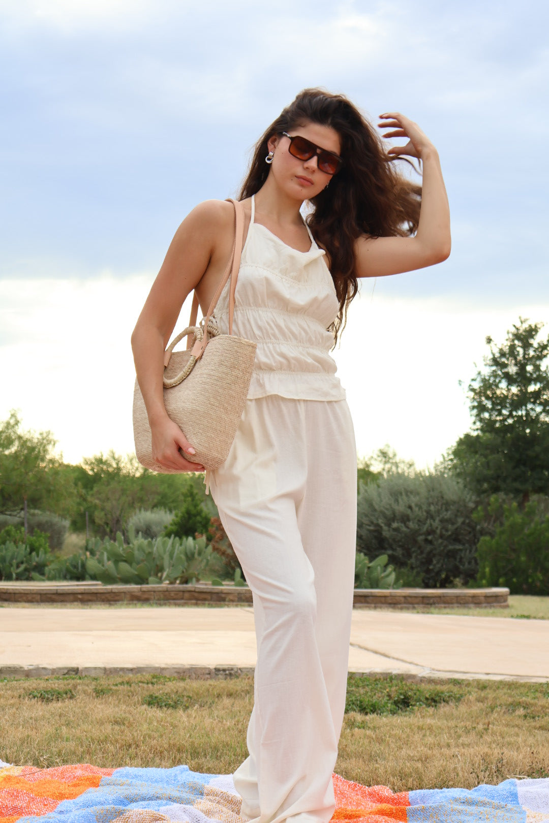 Alejo Ivory Pants