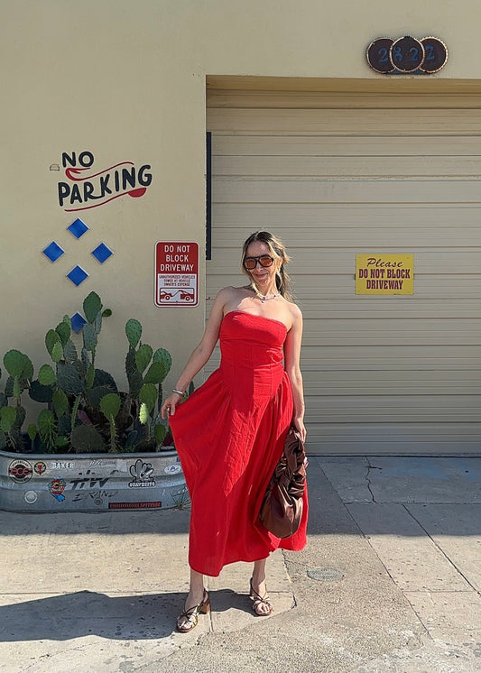 Anne Midi Cherry Dress