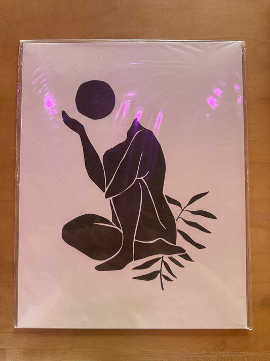Pose Art Print