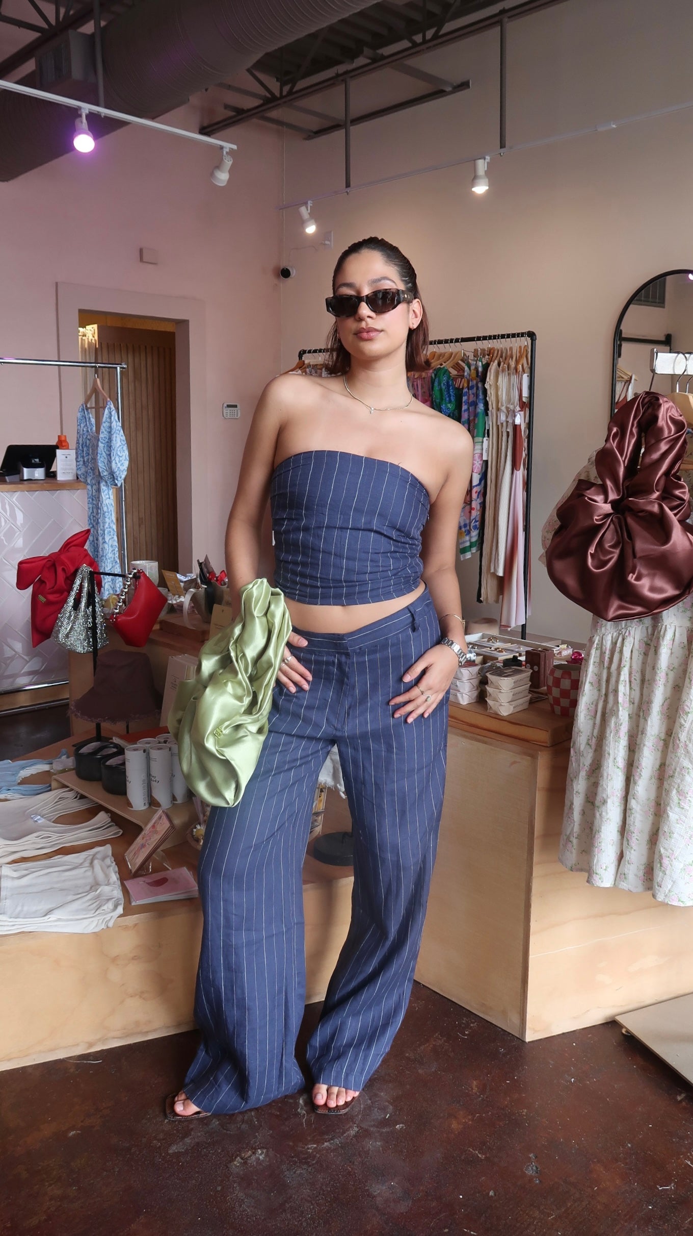 Piper Pinstripe Pant | last one size medium
