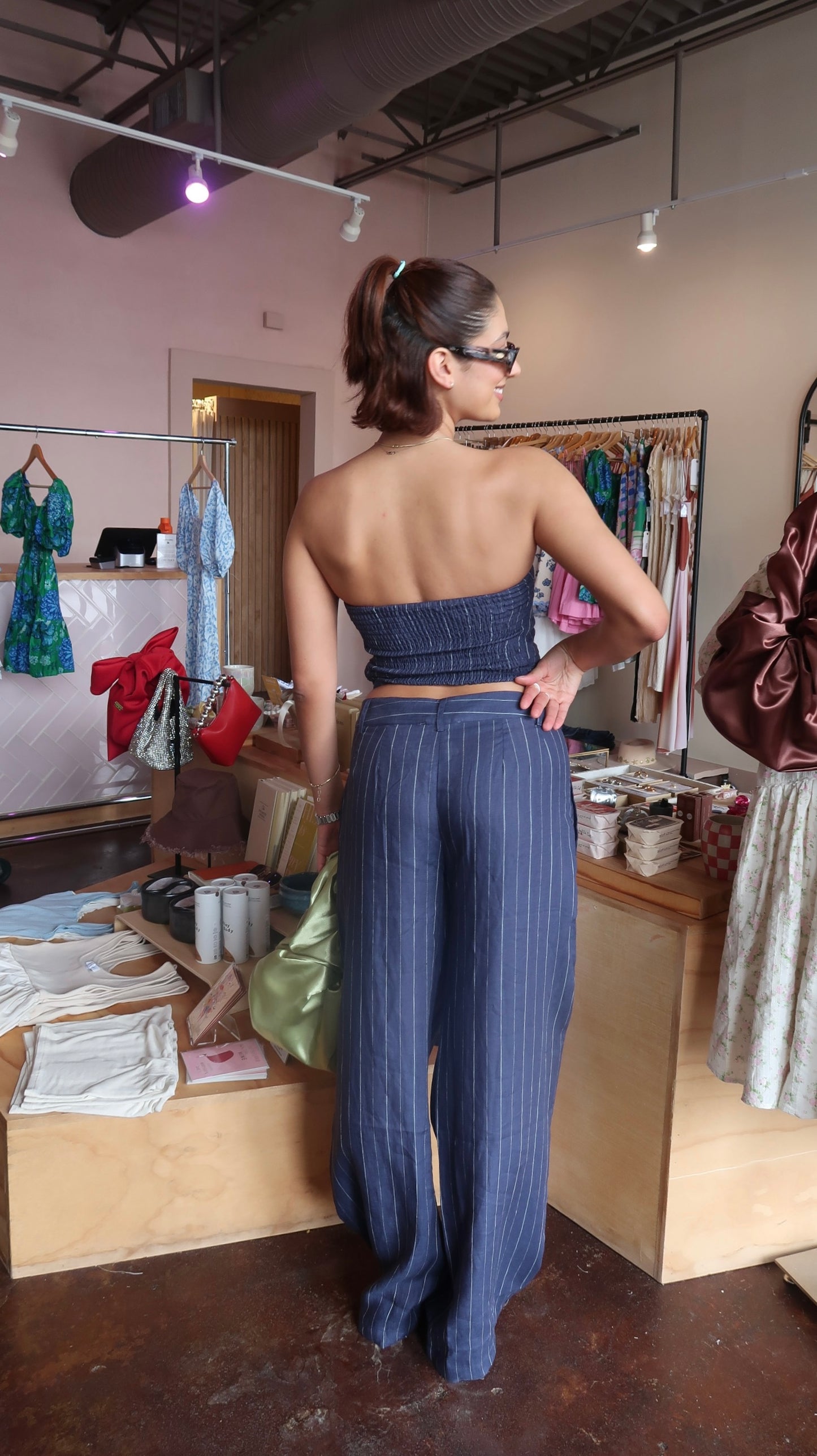 Piper Pinstripe Pant | last one size medium