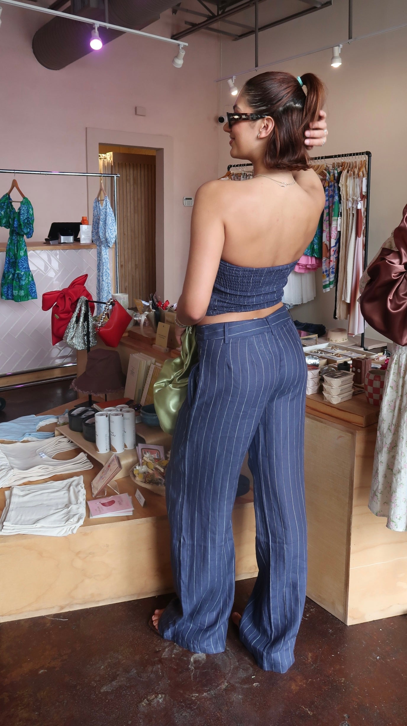 Piper Pinstripe Pant | last one size medium