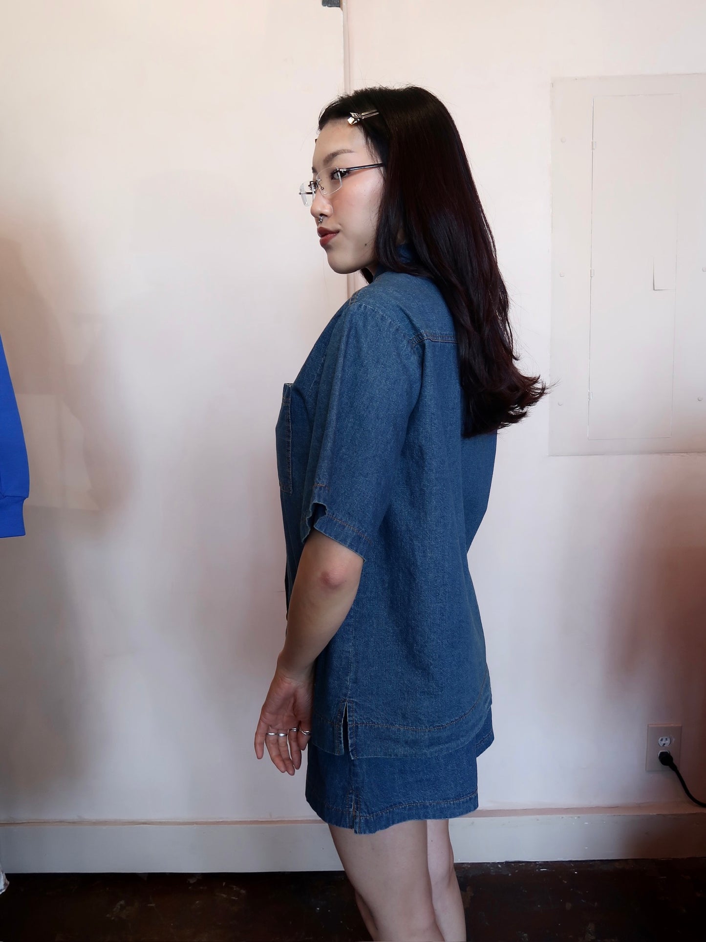 Rivet Denim Top