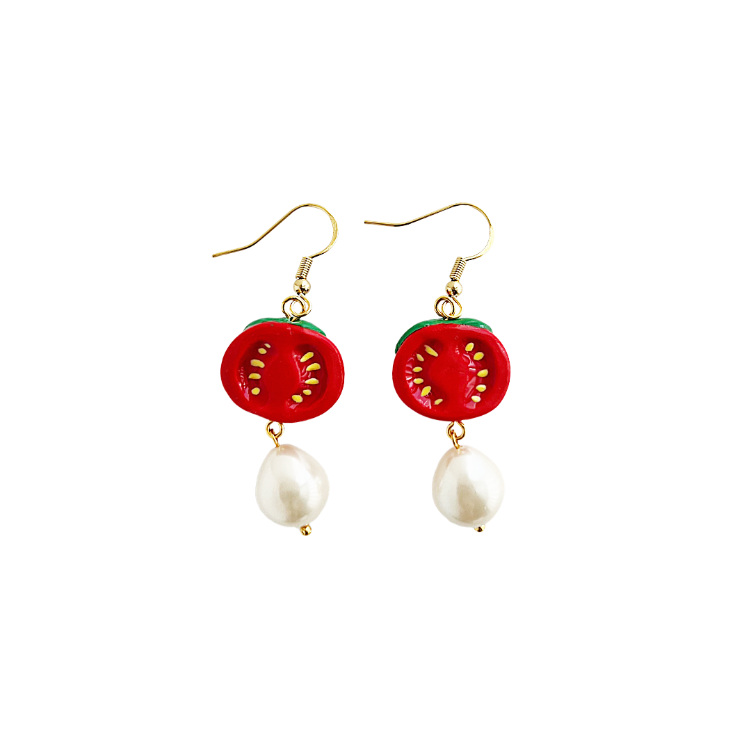 Cherry Tomato Earrings