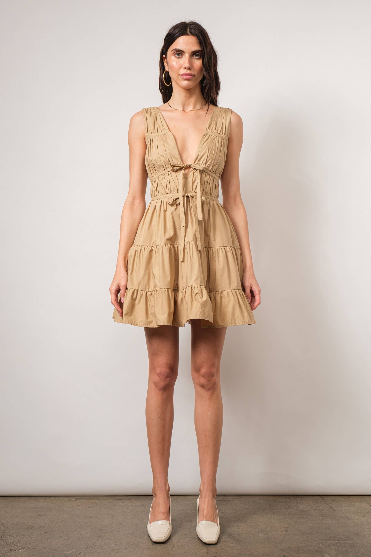 Gaia Sleeveless Mini Dress