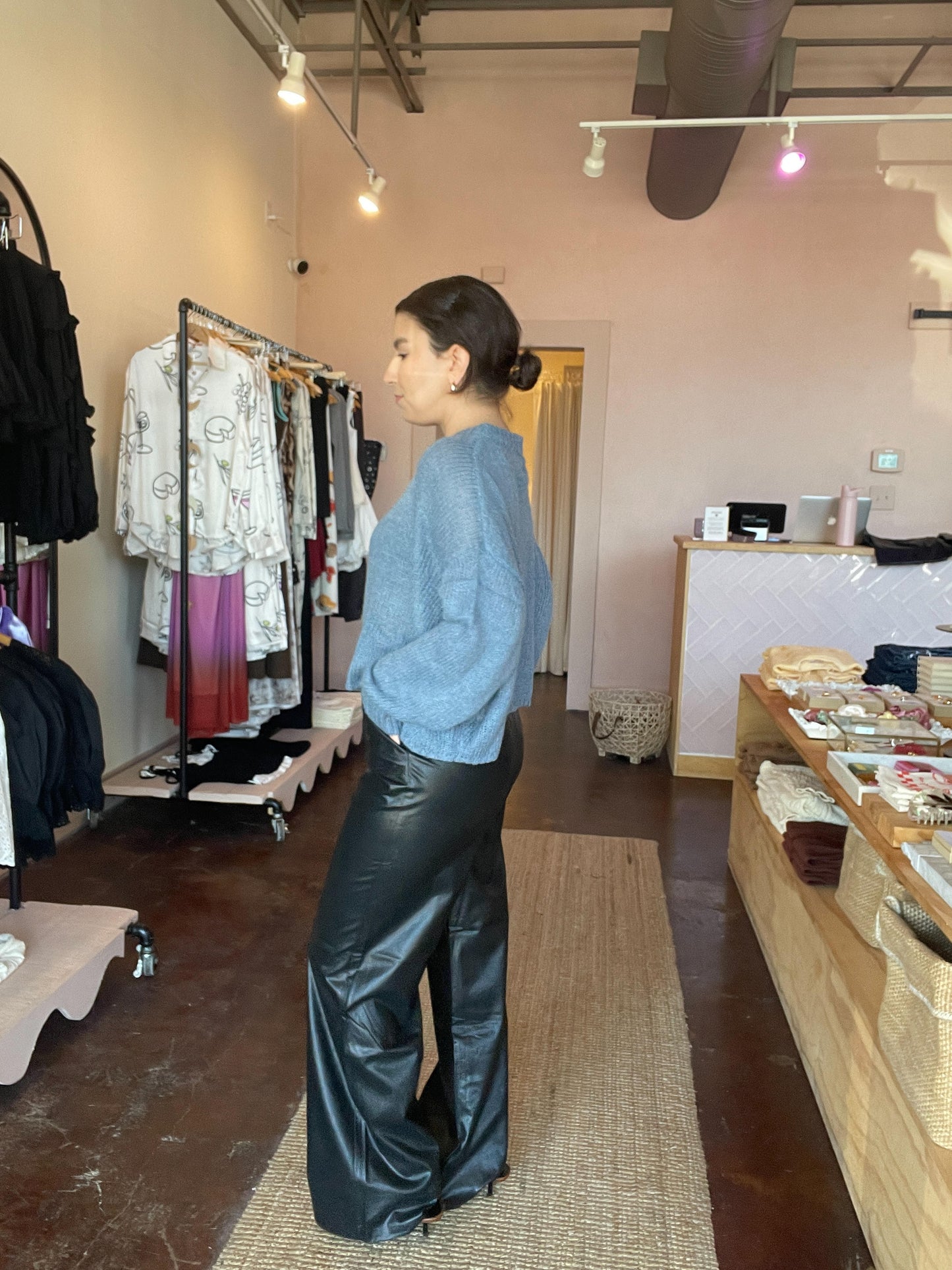 James Pleather Pants